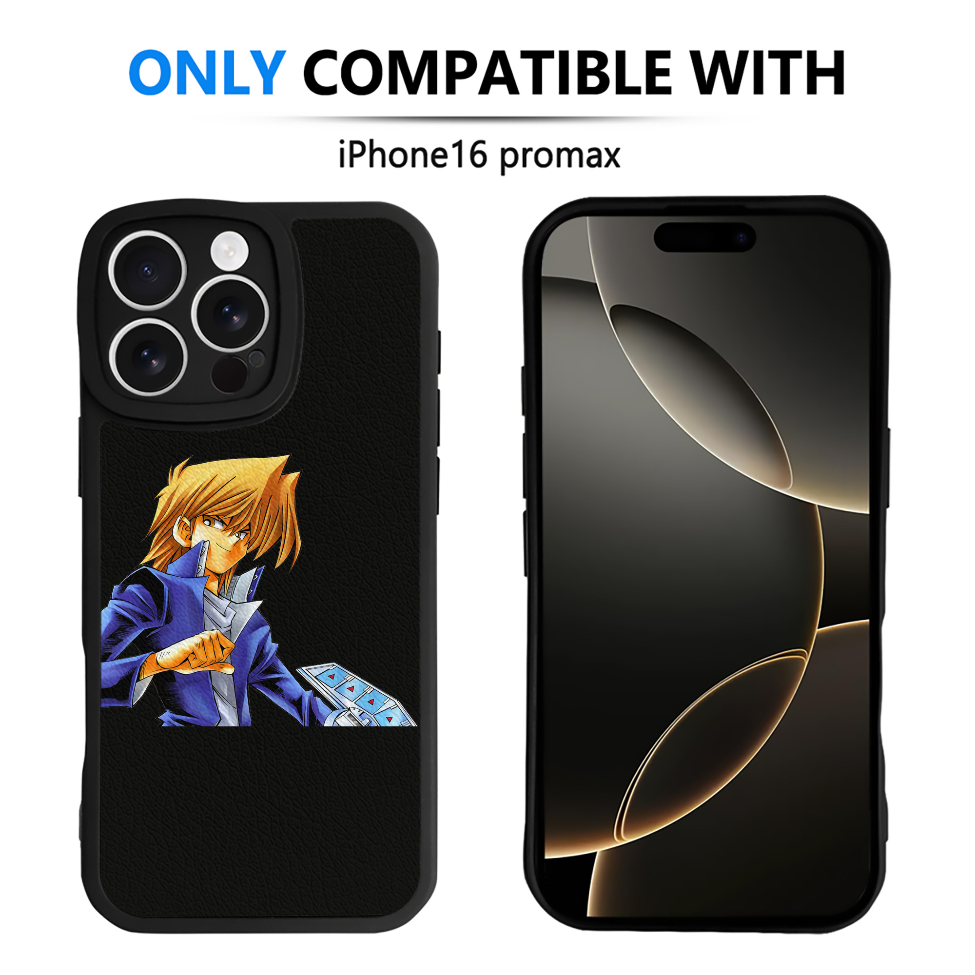 遊☆戯☆王 Yu-Gi-Oh! 【iPhone 16シリーズ対応】シリコンスマホケース（レザー調） 材質：シリコン